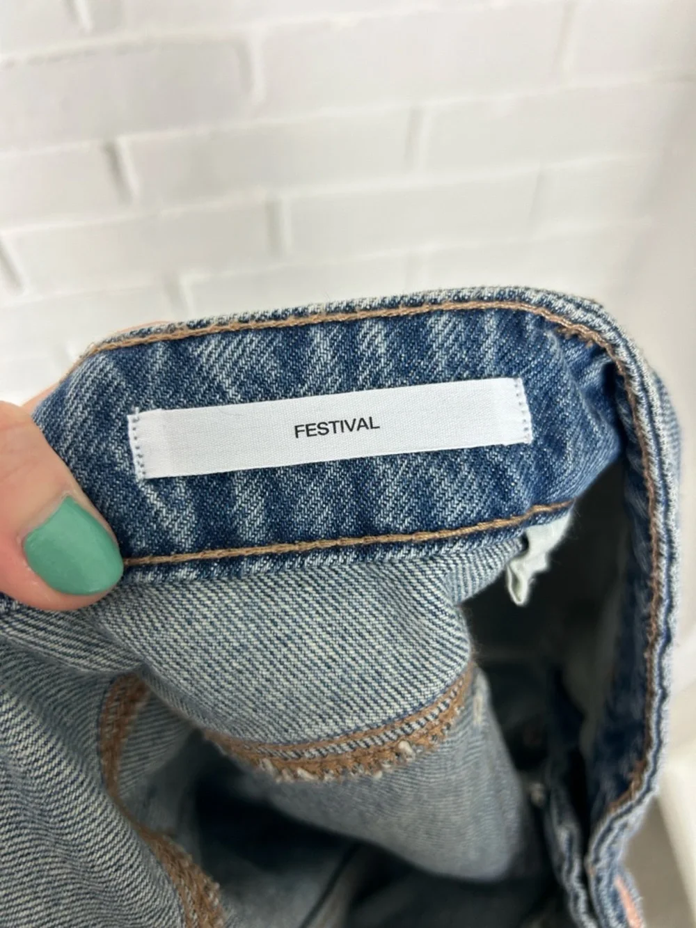 Garage Denim Festival Shorts Size 3/26